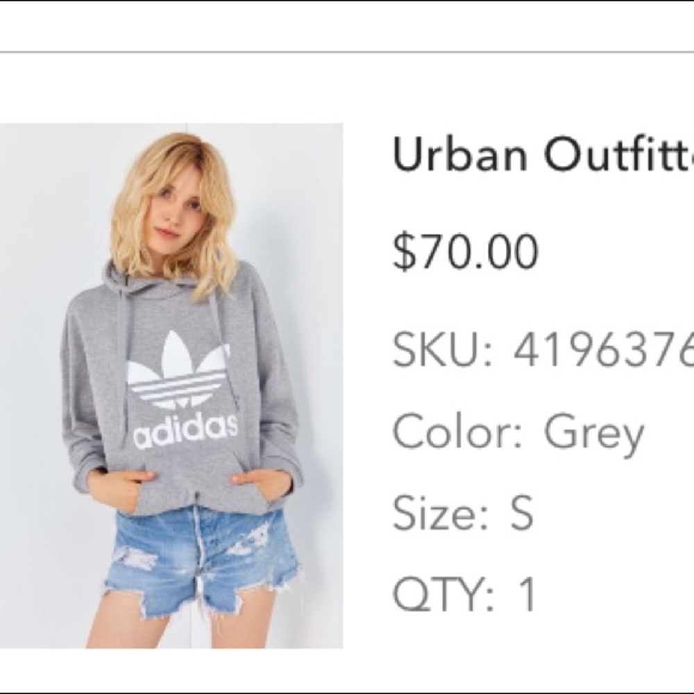 adidas grey hoodie